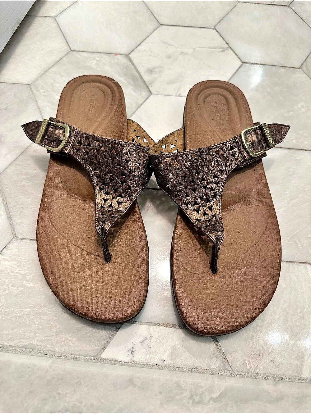 Attex Rita Brown Sandals US 7.5-8